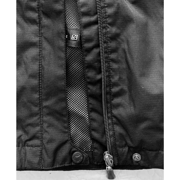 KILLTEC TECHNICAL OUTDOOR HOODED JACKET, GIRLS 10, BLACK WITH PINK/GREY TRIM - Picture 9 of 12